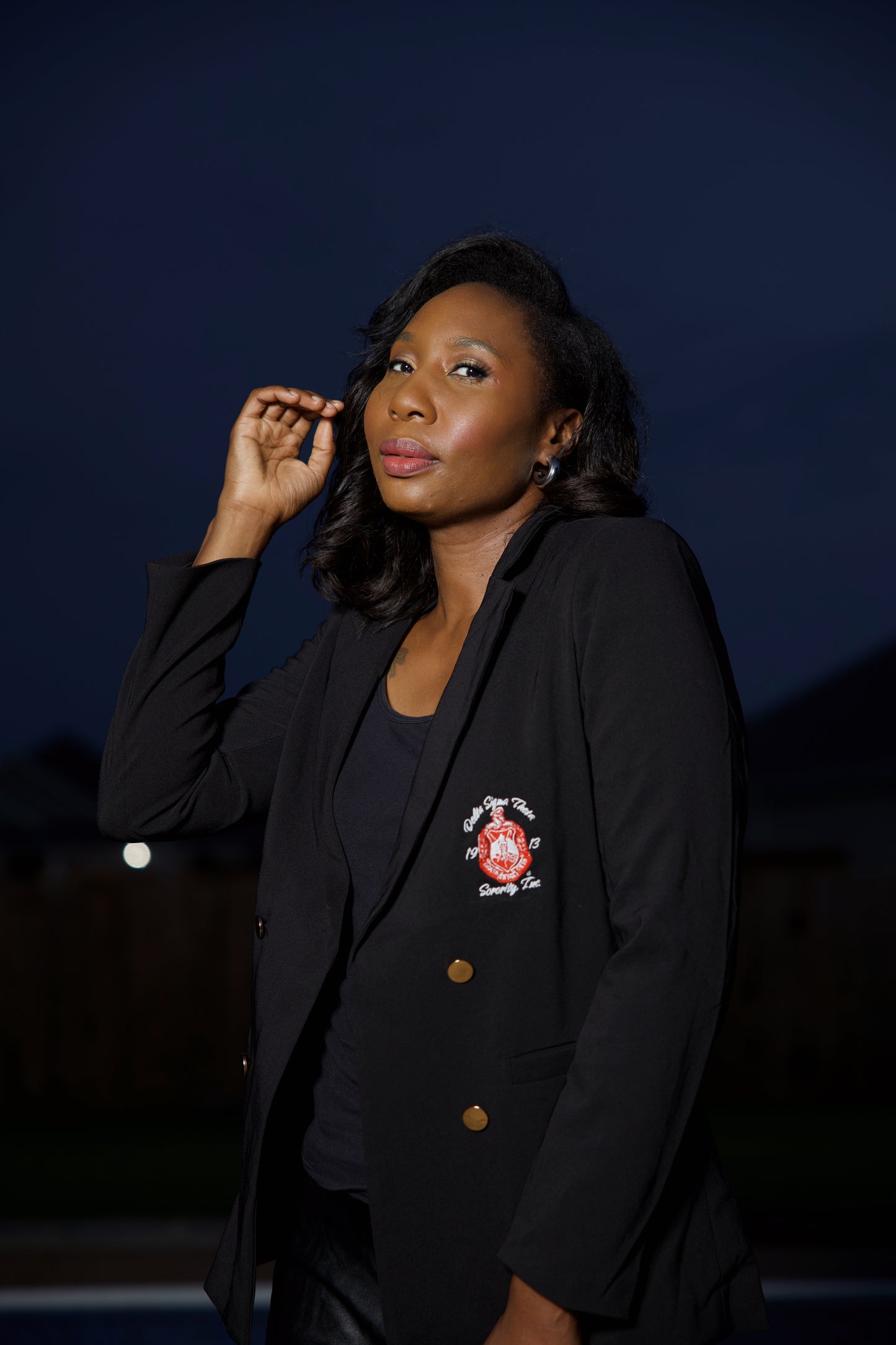 Delta Blazer Black | Free Shipping