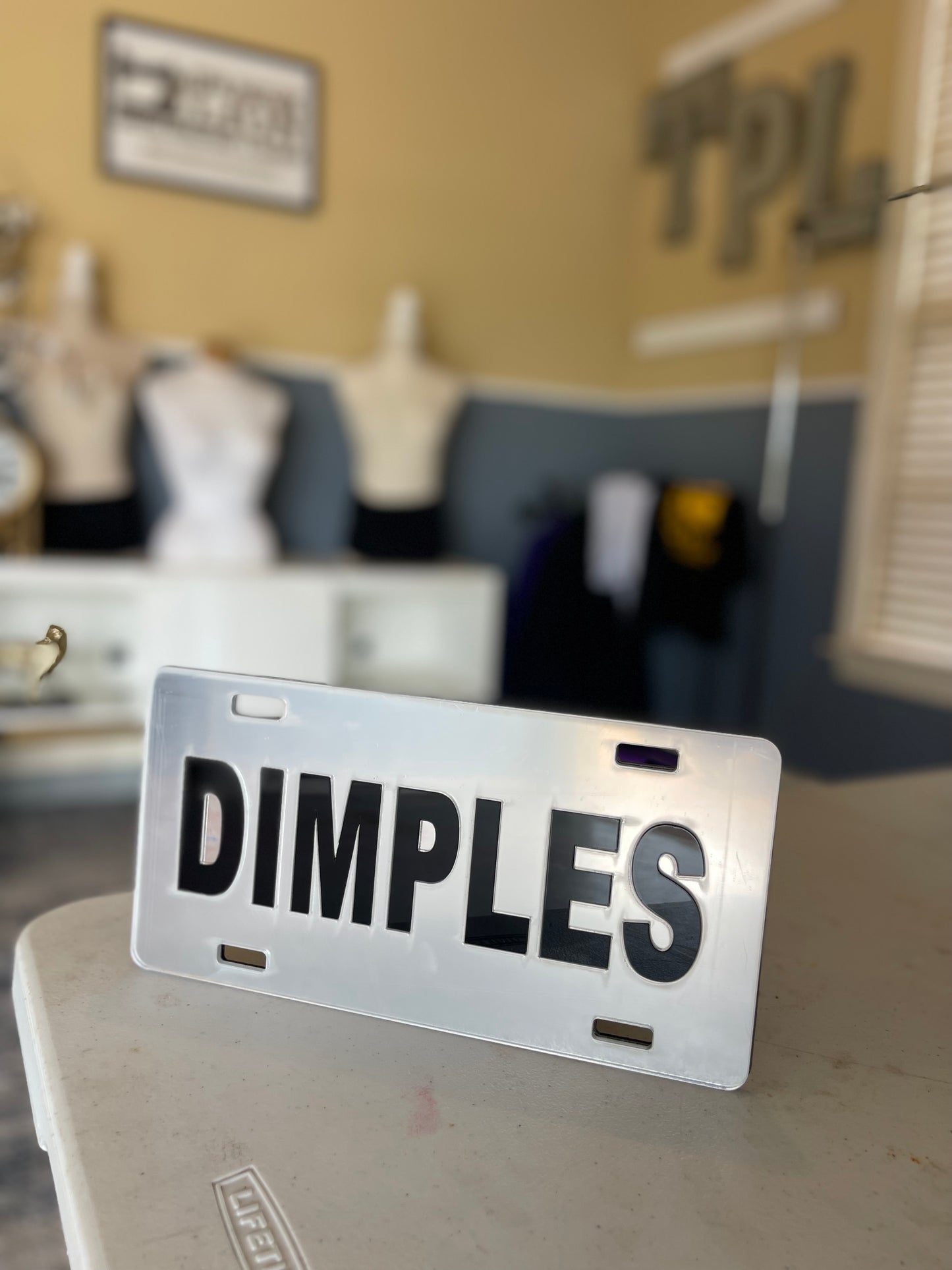 Personalized Mirrored-Acrylic License Plate | Free Shipping