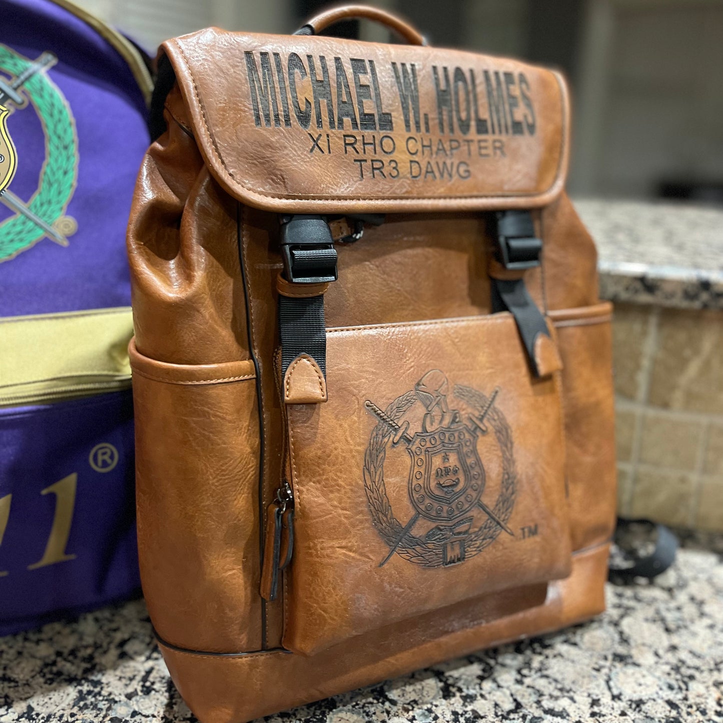 Personalized Omega Psi Phi Utility Backpack | Free Shipping