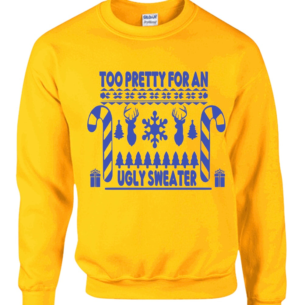 Too Pretty Crewneck Sweatshirt | Free Shipping