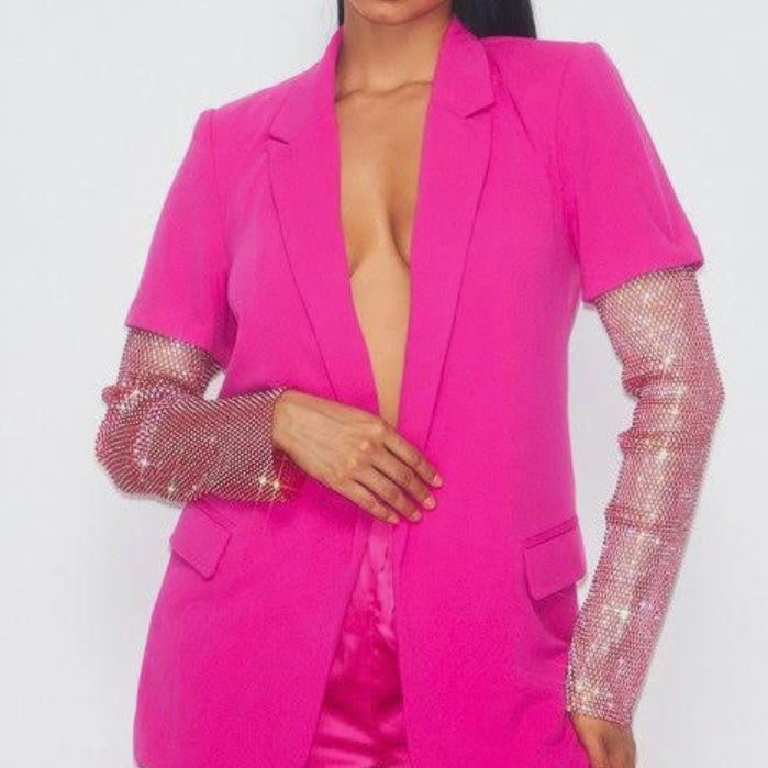 Kiya Blazer Pink | Free Shipping