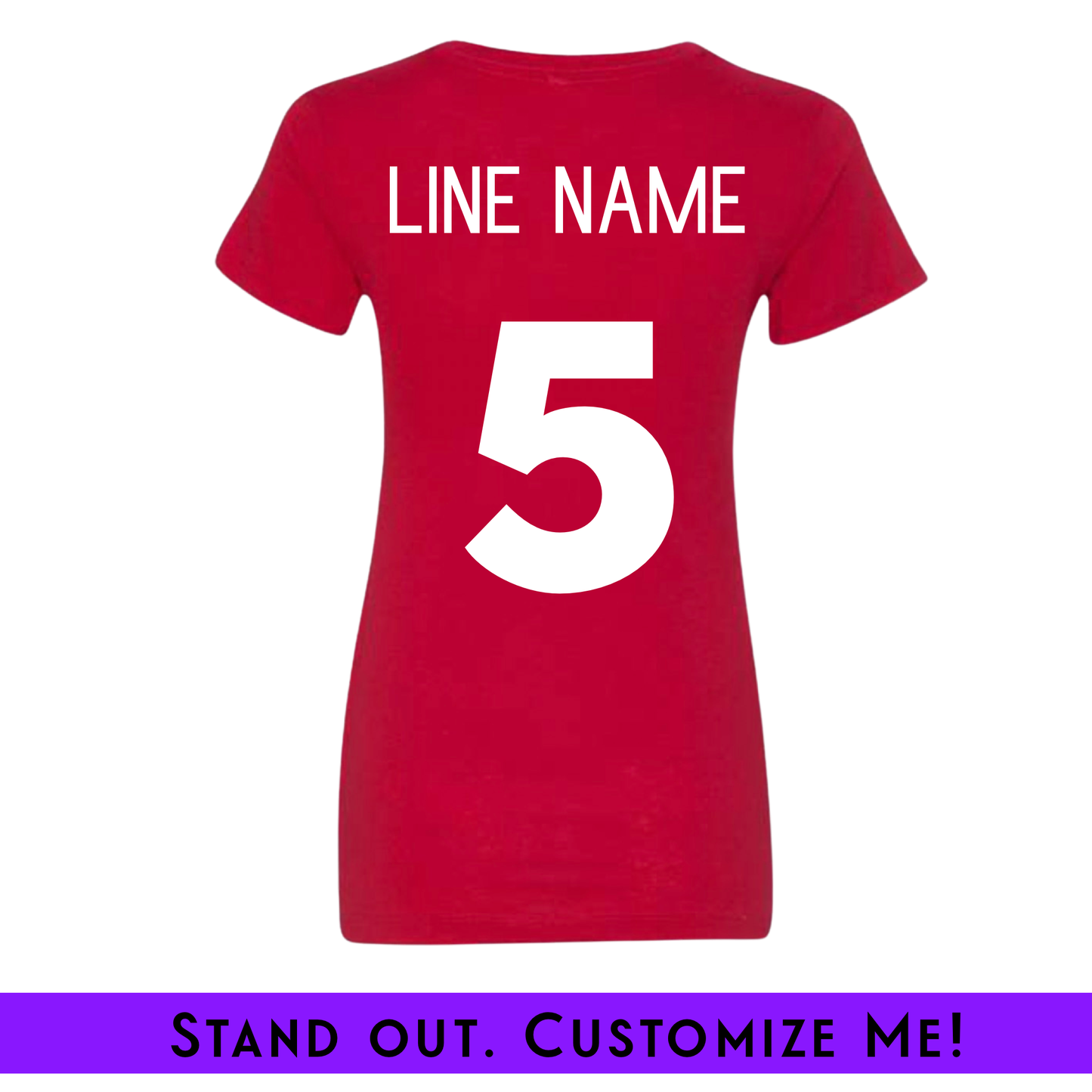 My Number Custom Soror Ladies Tee | Free Shipping