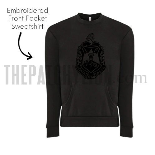 Delta Shield Front Pocket Sweatshirt | Free Shipping