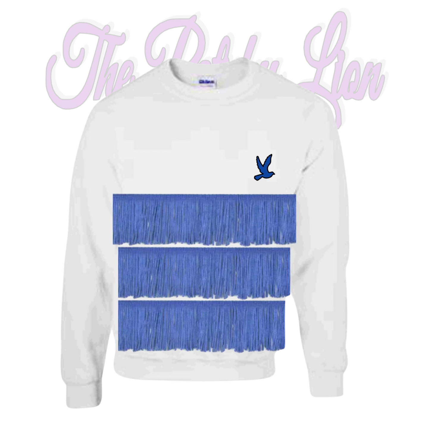 Fringe Me Dove Sweatshirt | Free Shipping