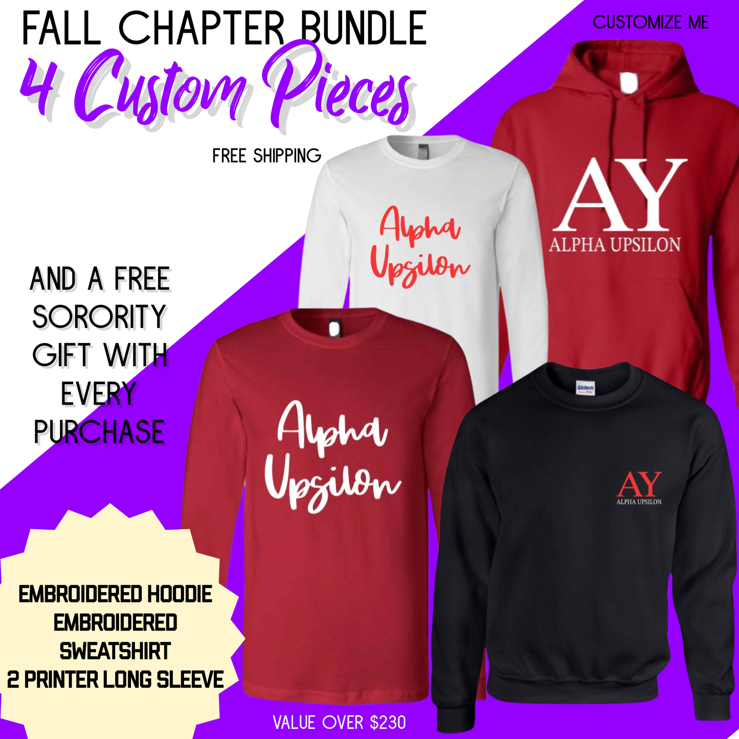 Delta Chapter Fall Bundle | Free Shipping