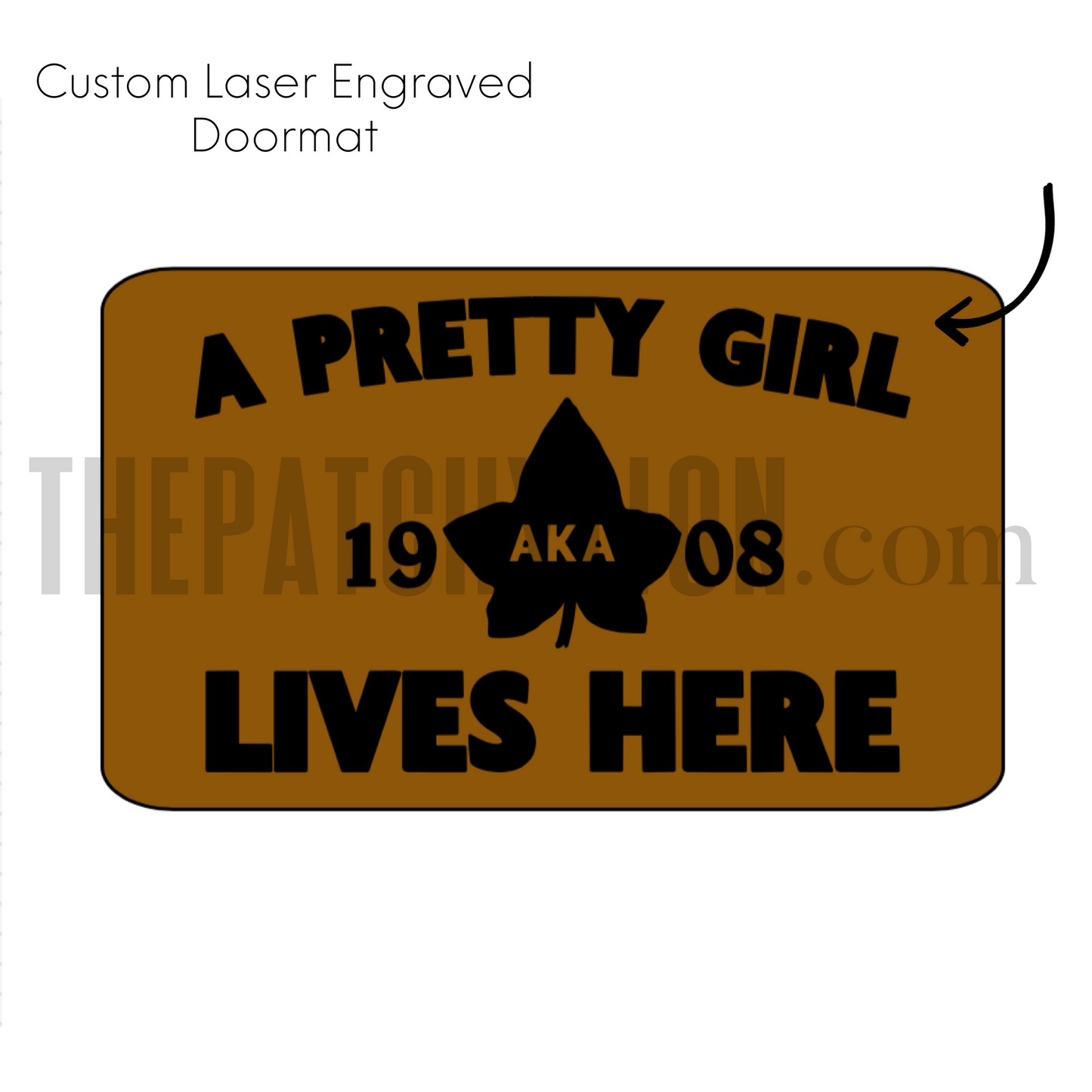 Lives Here Laser Doormat XL | Free Shipping