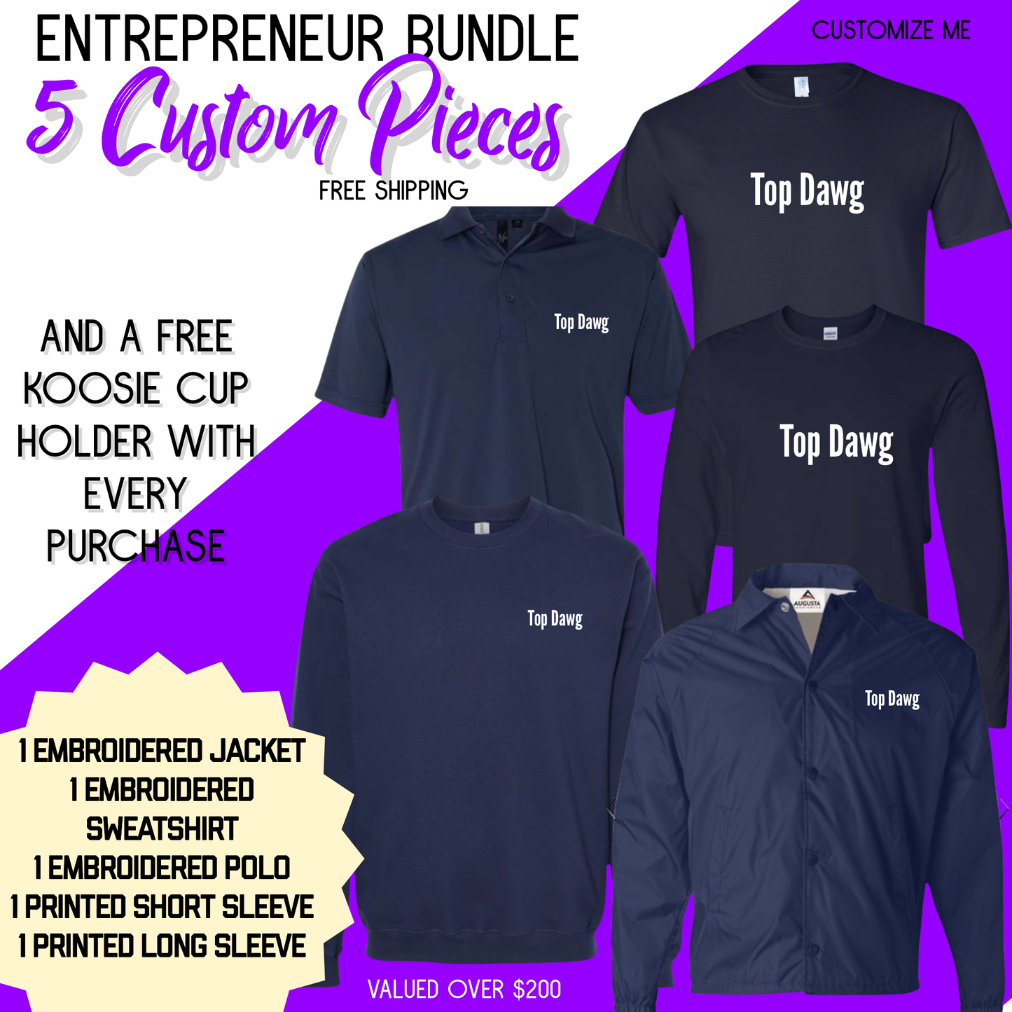 Entrepreneur Fall Bundle Navy | Free Shipping