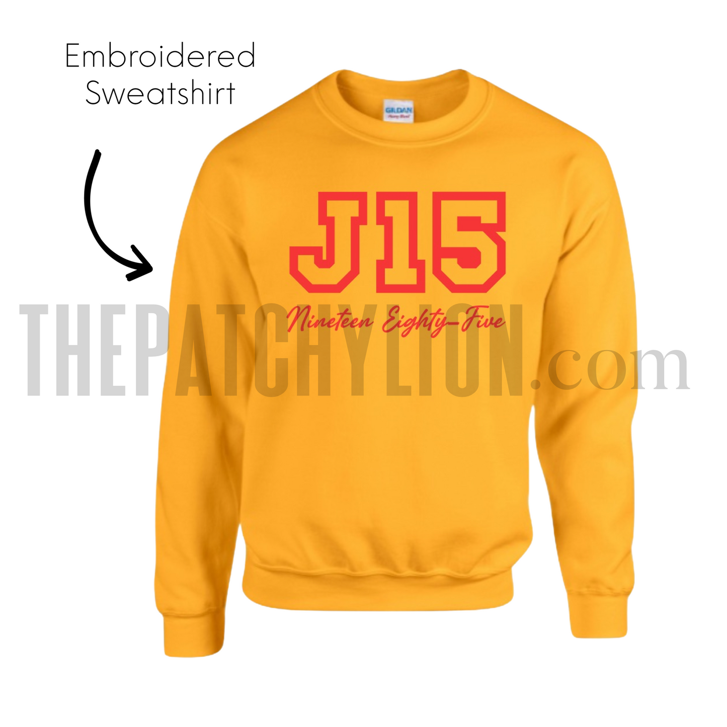 Delta Phi Upsilon J15 Embroidered Chapter Sweatshirt | Free Shipping