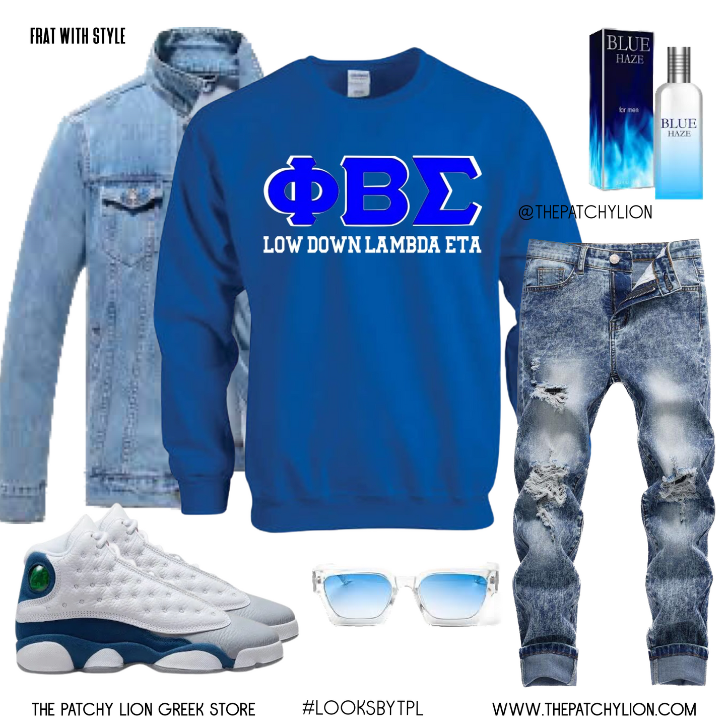 Phi Beta Sigma Embroidered Chapter Sweatshirt | Free Shipping