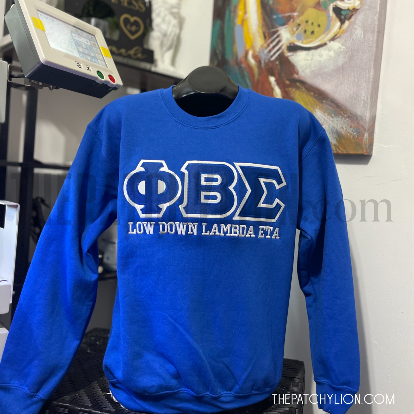 Phi Beta Sigma Embroidered Chapter Sweatshirt | Free Shipping