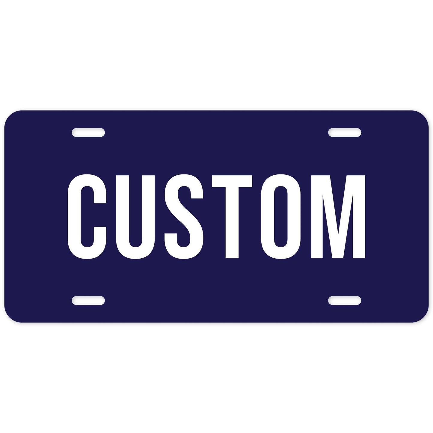 Custom Mirrored-Acrylic License Plate | Free Shipping