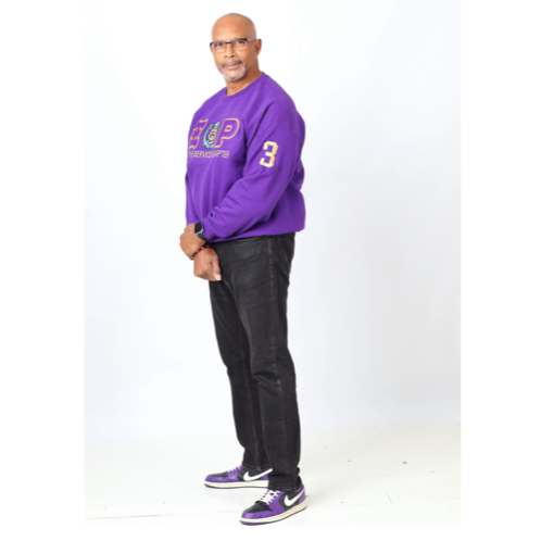 Custom 2 Letter Omega Chapter Embroidered Sweatshirt | Free Shipping