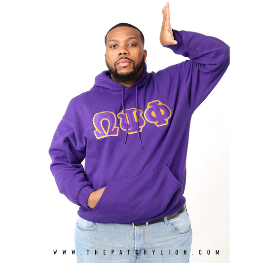 Omega Embroidered Hoodie | Free Shipping