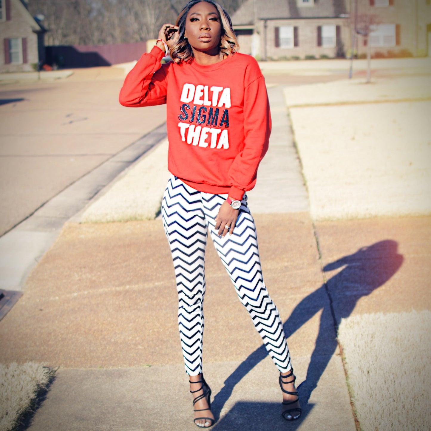 Langdon Glitter Crewneck Sweater | Free Shipping
