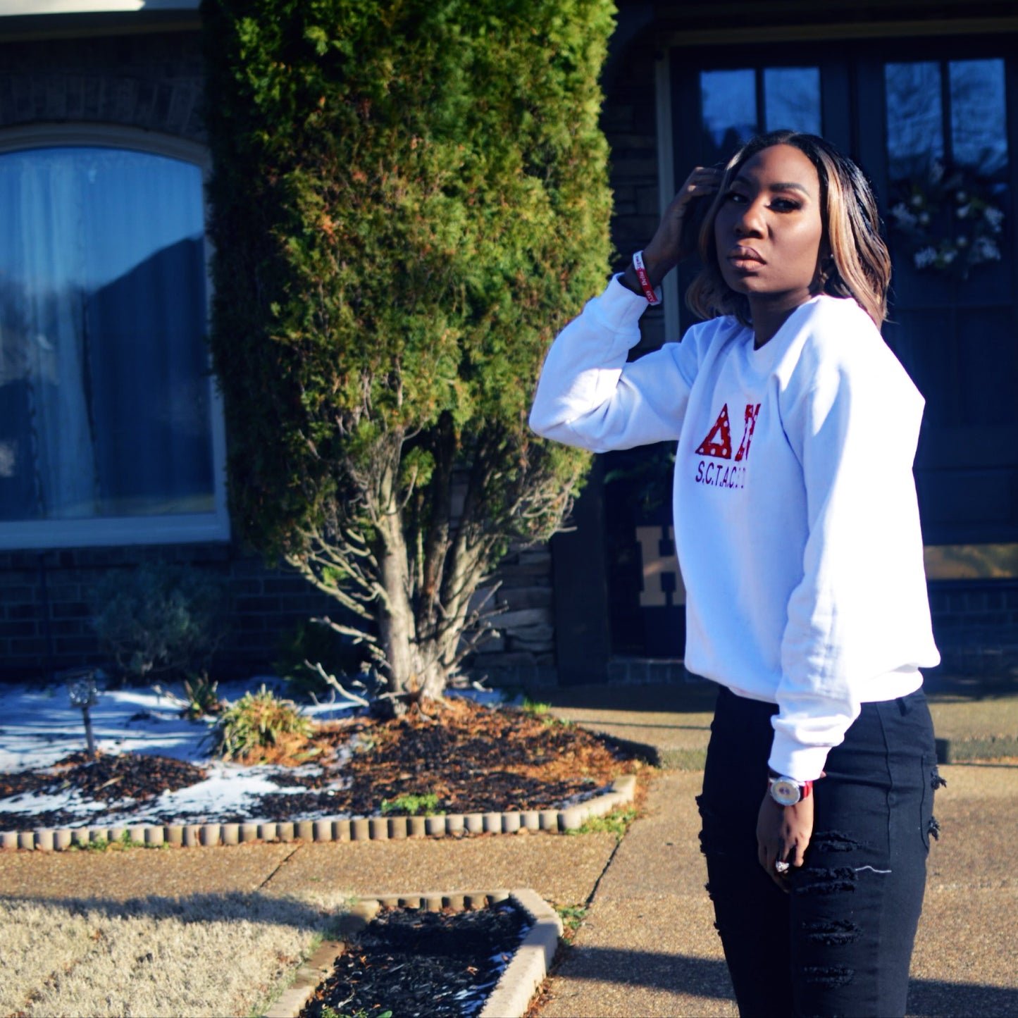 Polka Dot Chapter Crewneck | Free Shipping