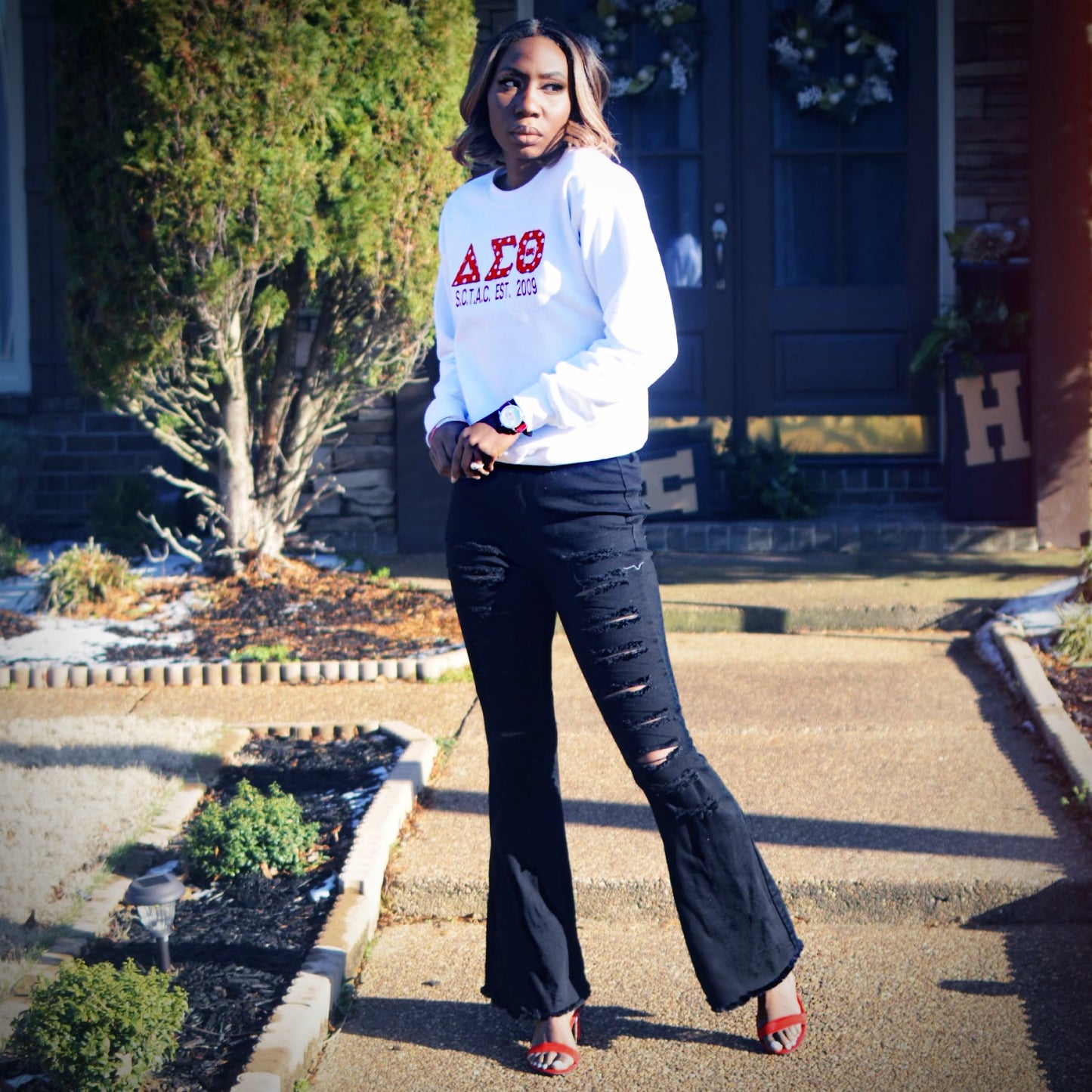 Polka Dot Chapter Crewneck | Free Shipping