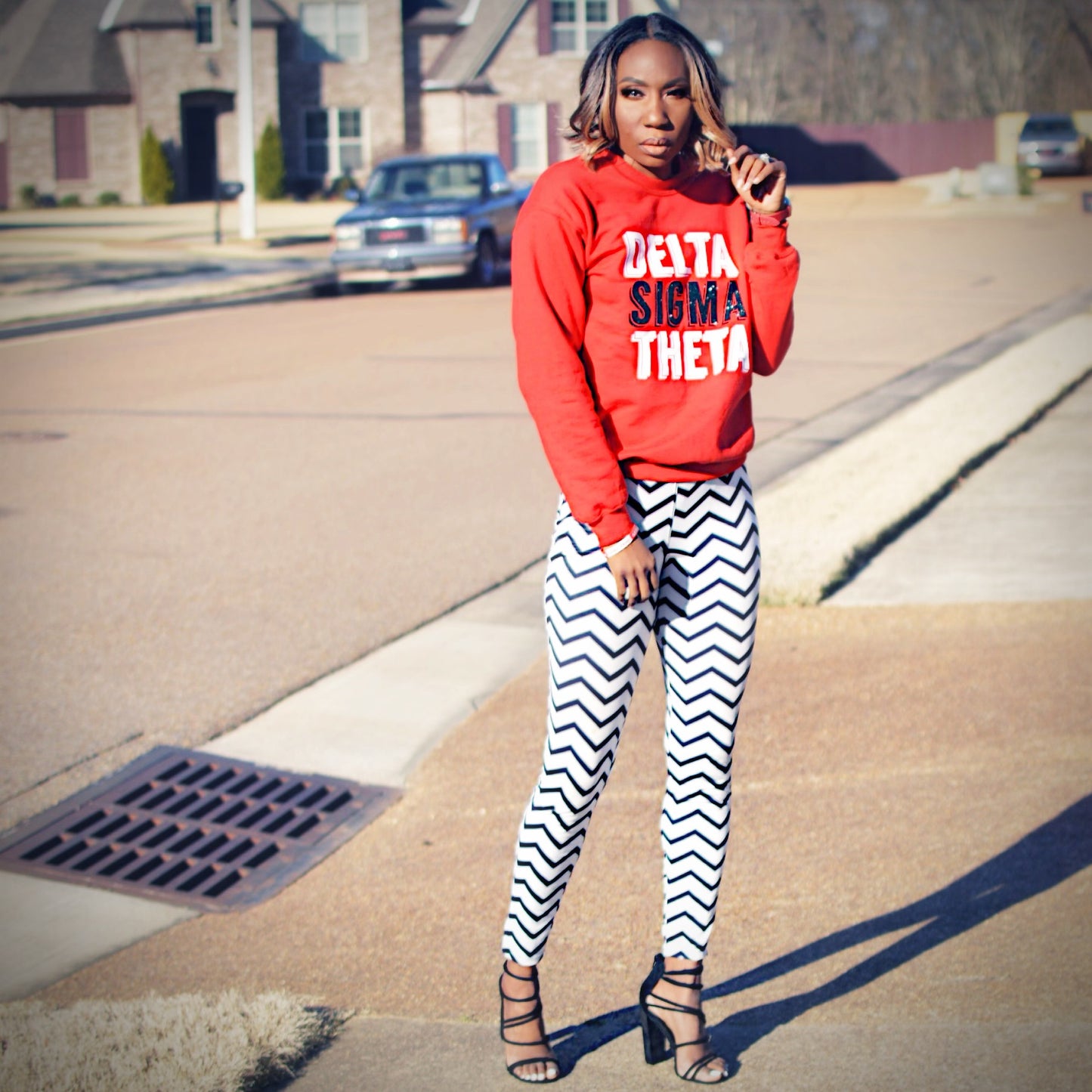 Langdon Glitter Crewneck Sweater | Free Shipping