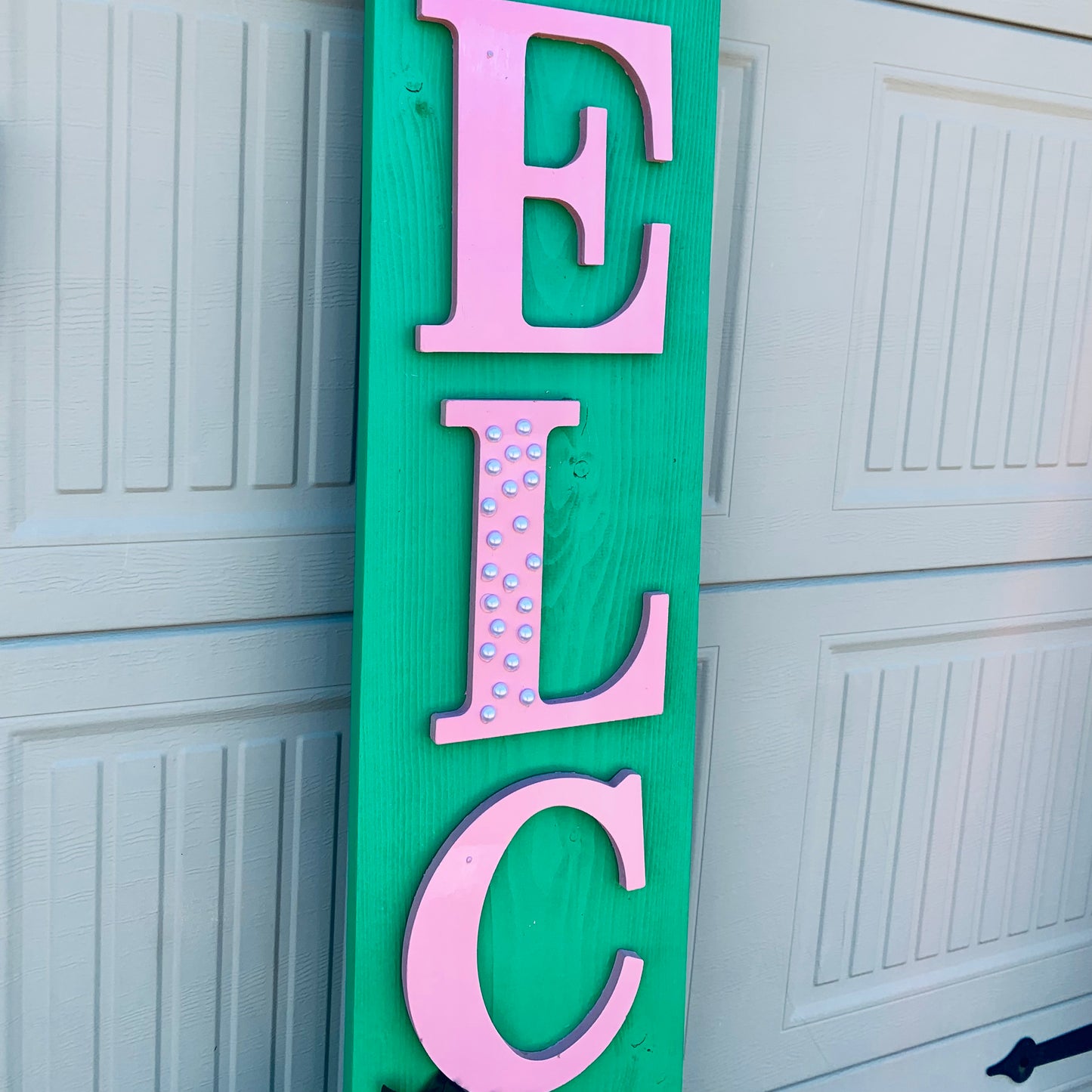 Pink Mirrors Welcome Sign | Free Shipping