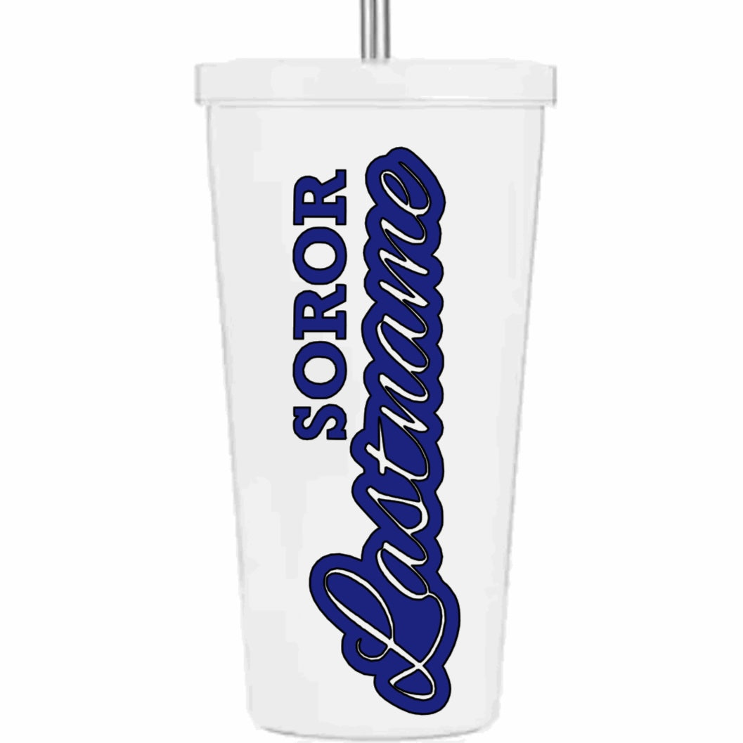 White Soror 1920 Tumbler | Free Shipping