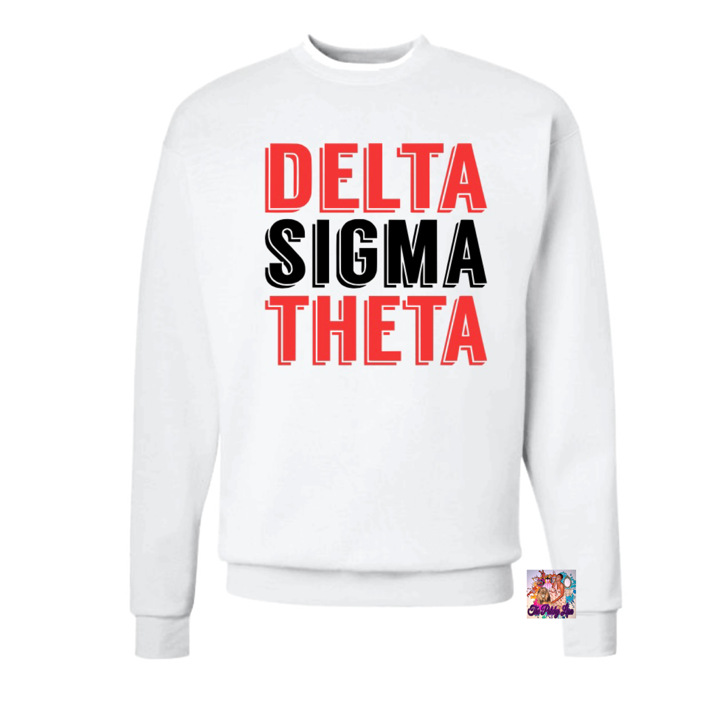 Langdon Crewneck Sweater White | Free Shipping