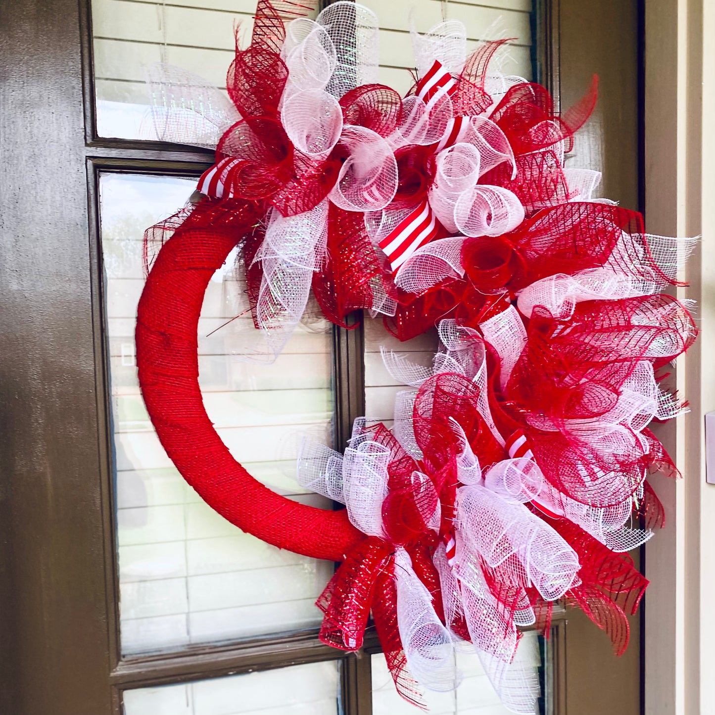 Peppermint Wreath | Free Shipping