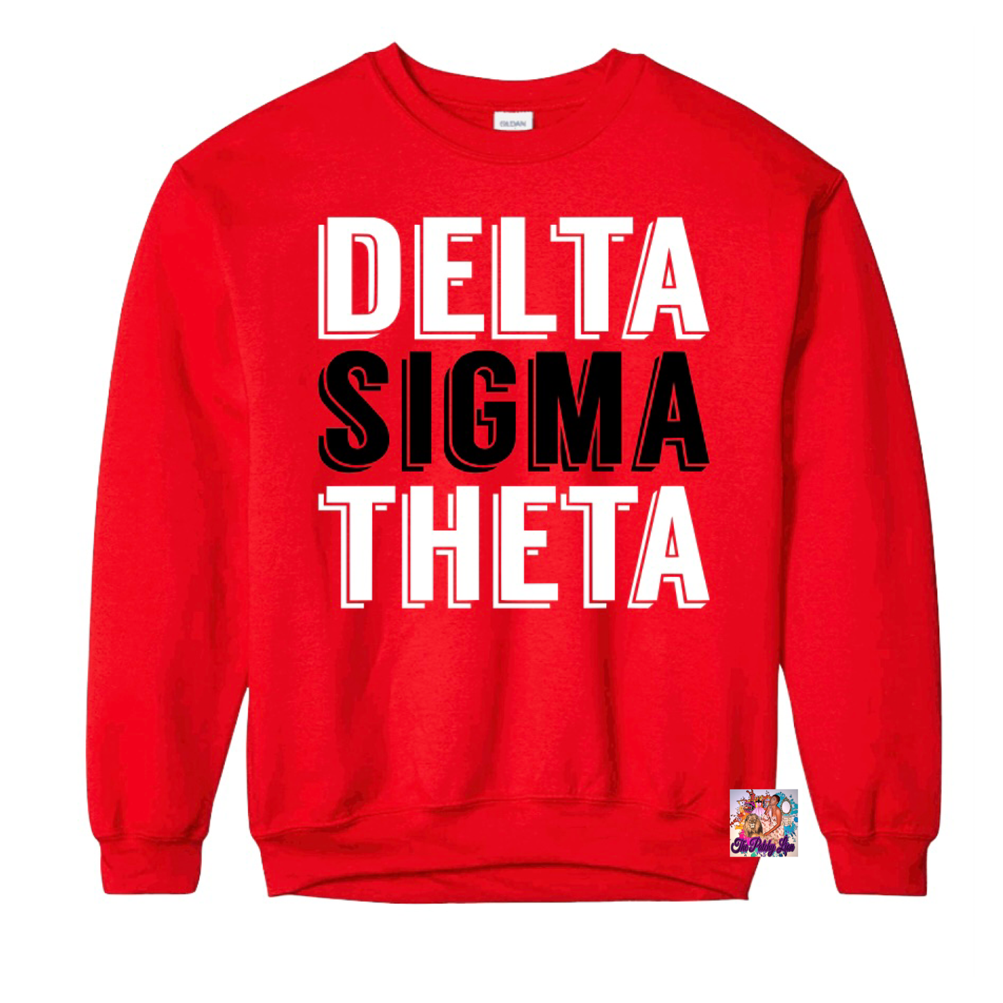 Langdon Crewneck Sweater Red | Free Shipping
