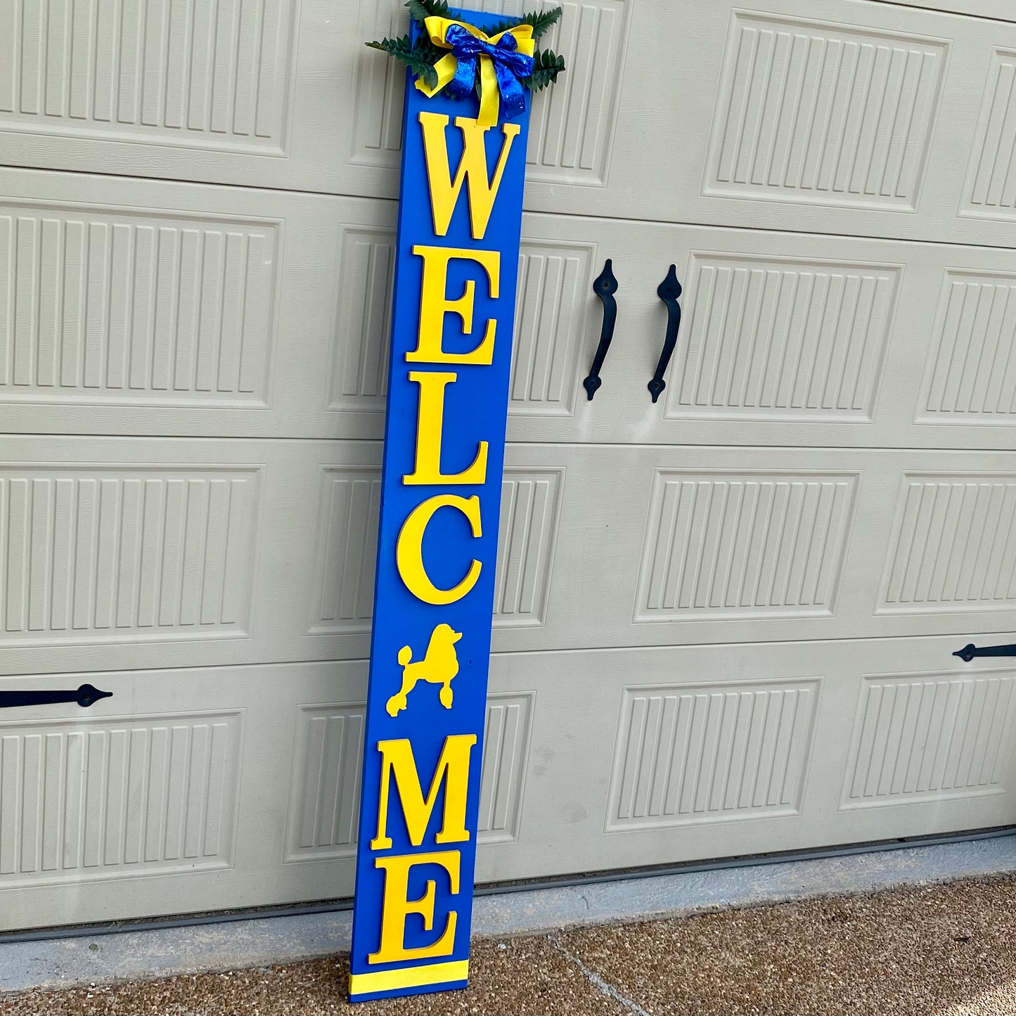 Poodle Welcome Sign | Free Shipping