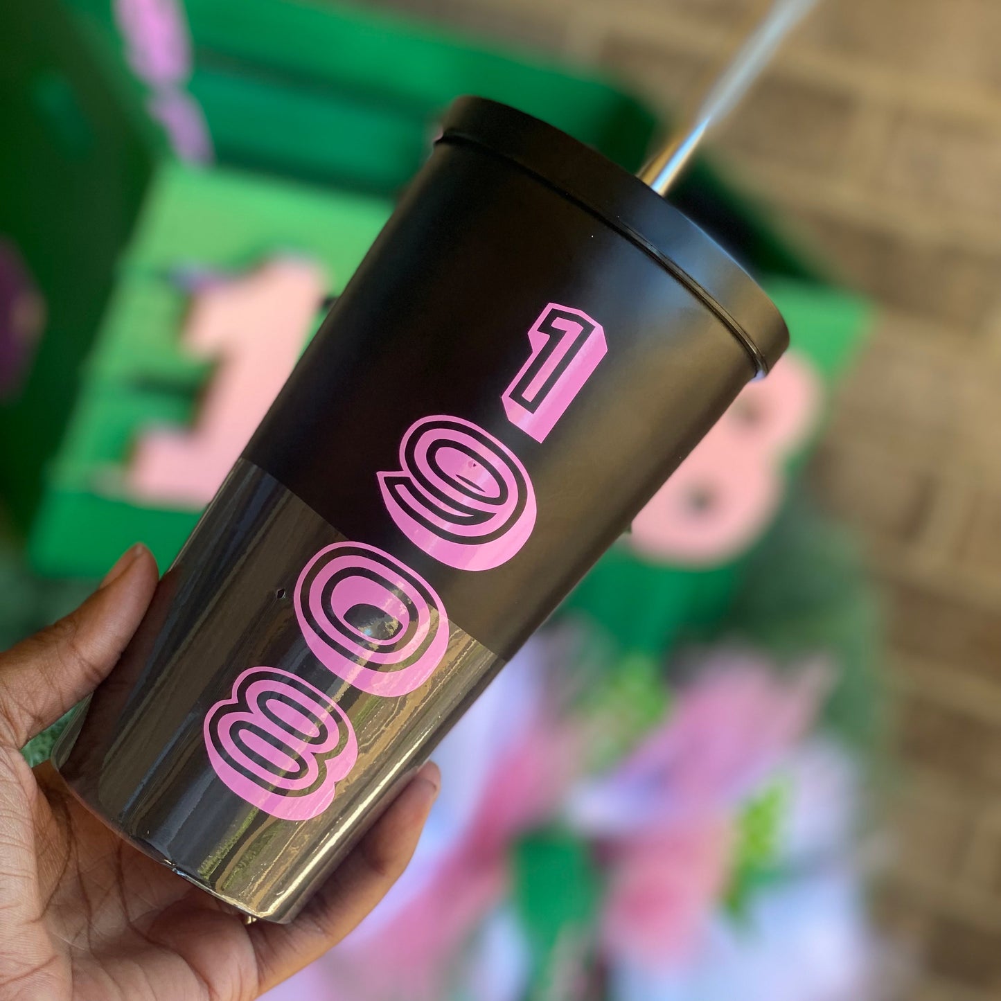 Black Soror 1908 Tumbler | Free Shipping