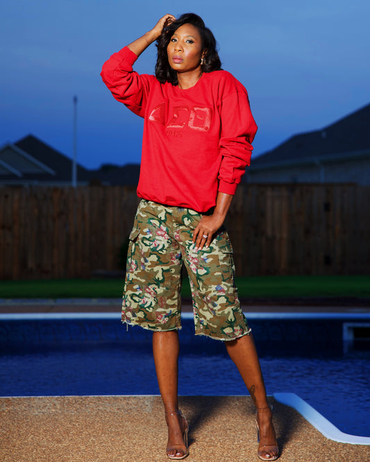 Blended in Red Sweatshirt | Free Shipping