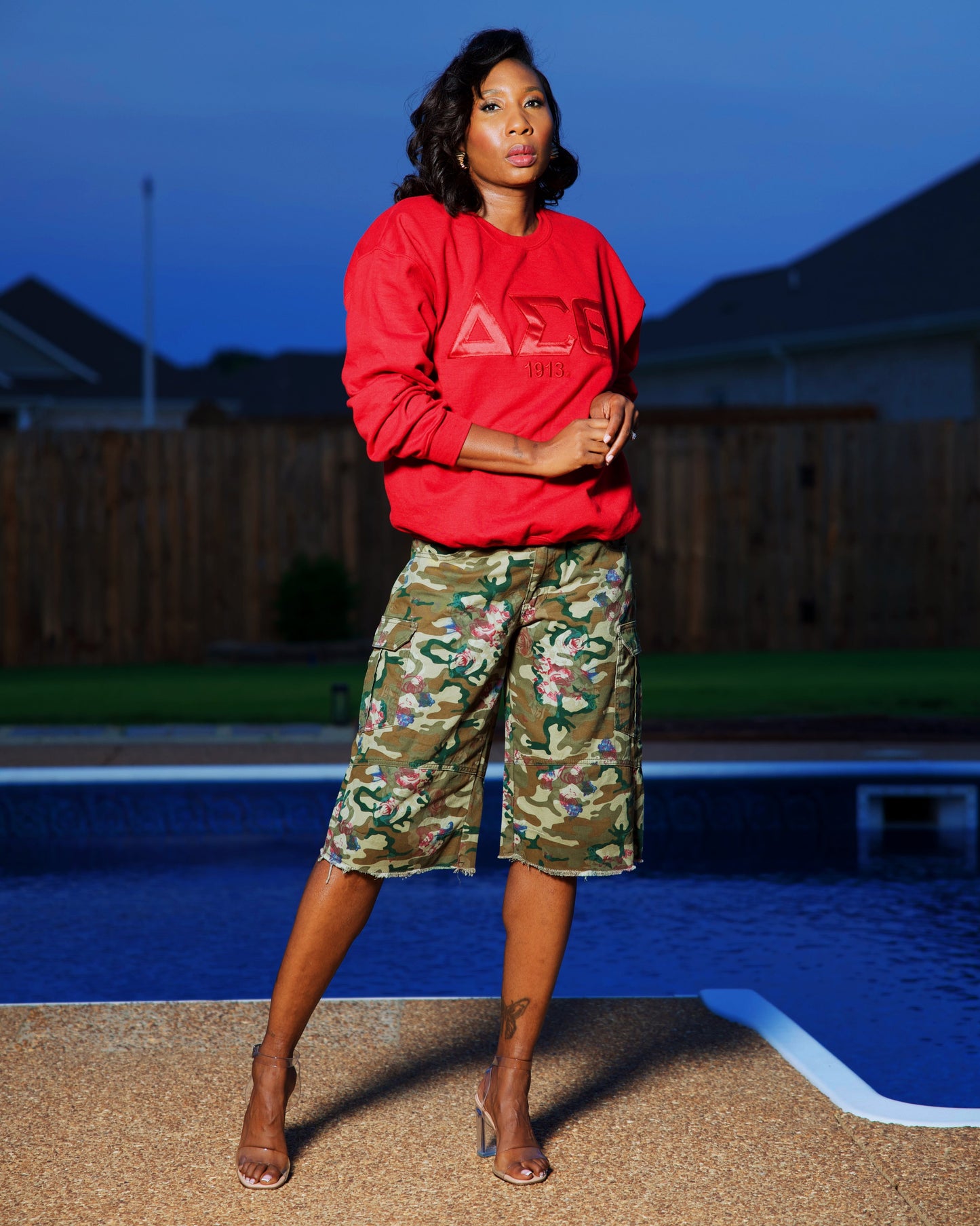 Blended in Red Sweatshirt | Free Shipping