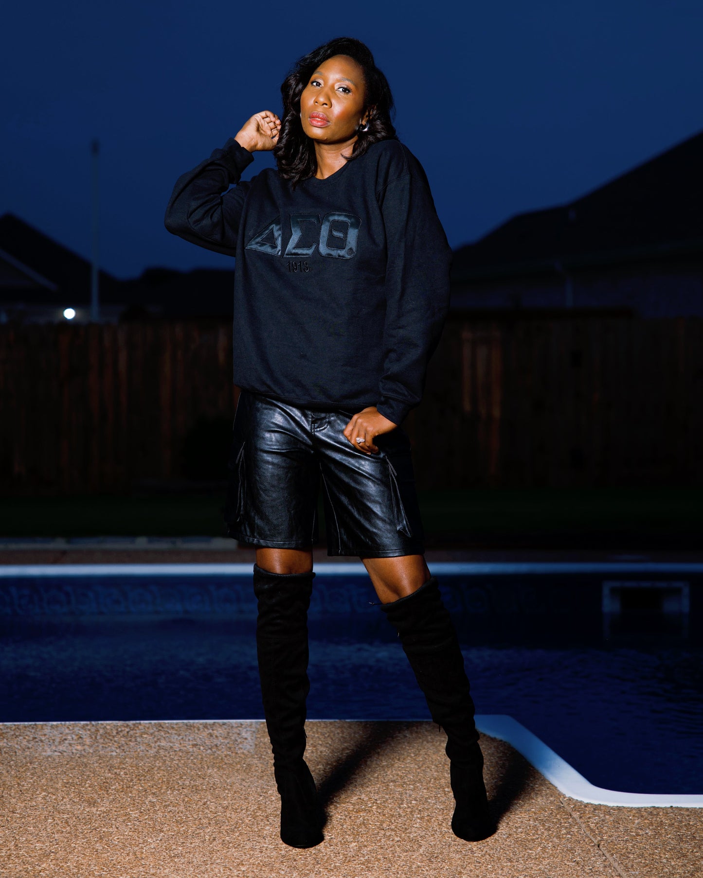 Blended in Black Sweatshirt | Free Shipping