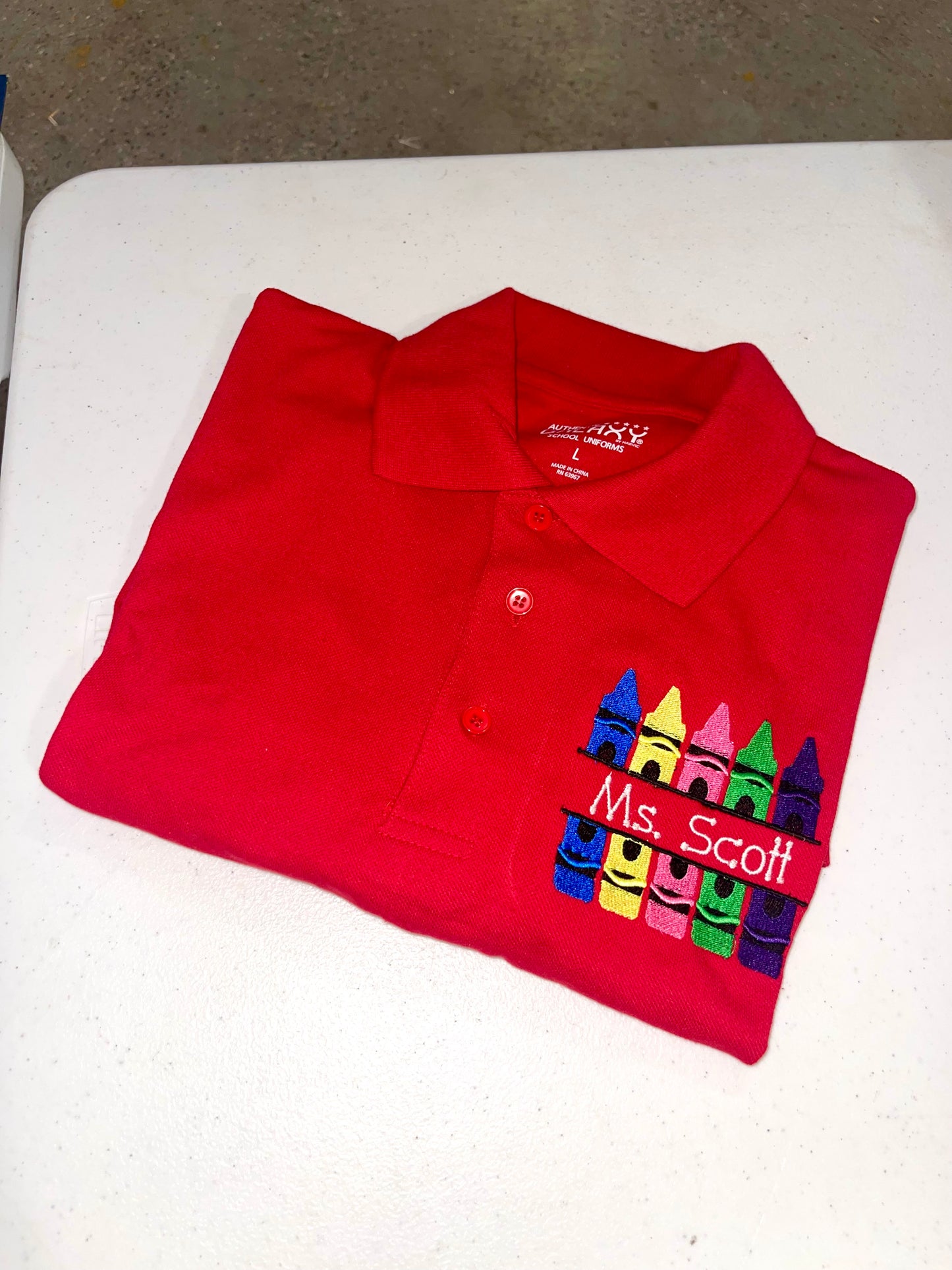 Crayons and Me Polo | Free Shipping