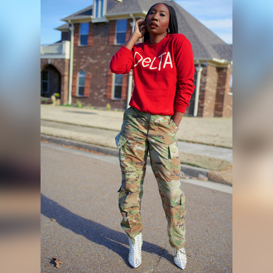 Delta Force Sweatshirt Red | Free Shipping