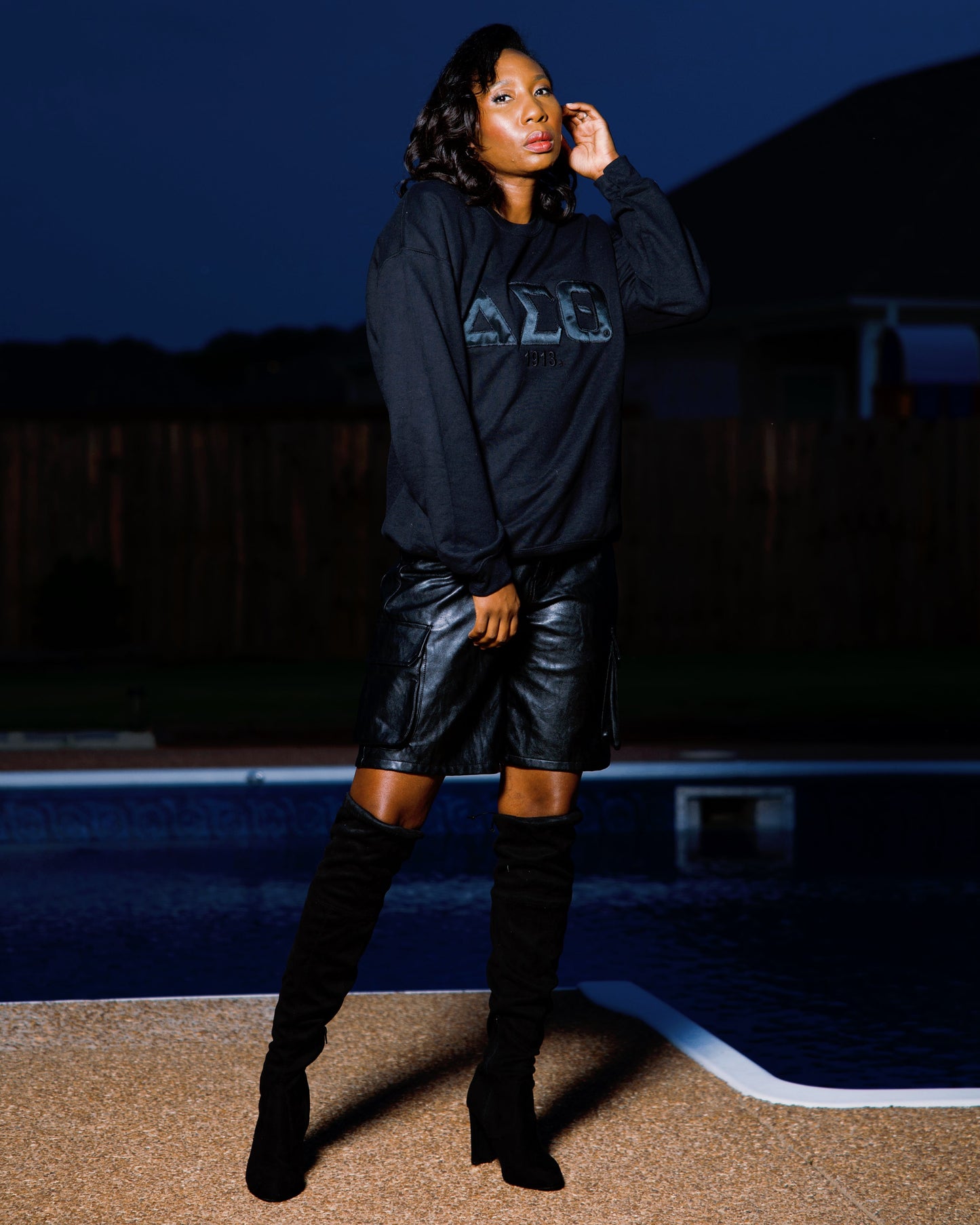 Blended in Black Sweatshirt | Free Shipping