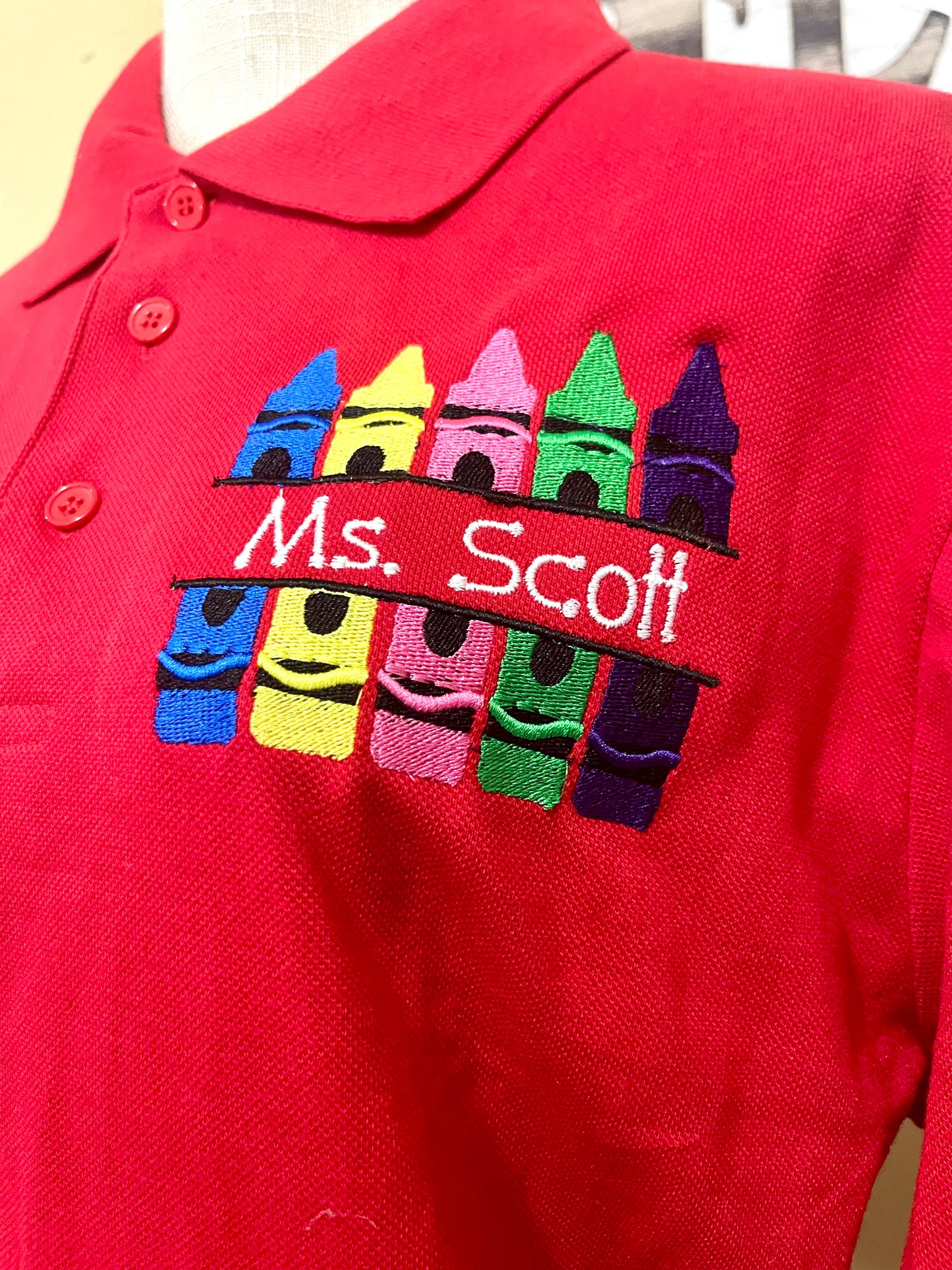 Crayons and Me Polo | Free Shipping