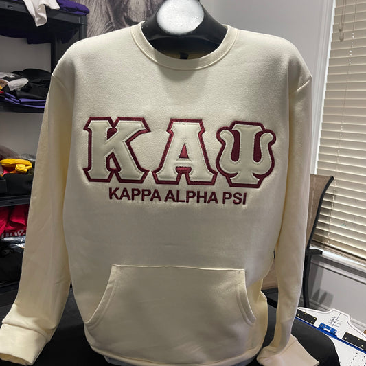 Embroidered Kappa Front Pocket Sweatshirt | Free Shipping