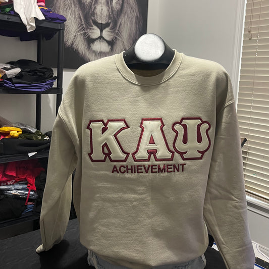 Embroidered Achievement Sweatshirt | Free Shipping