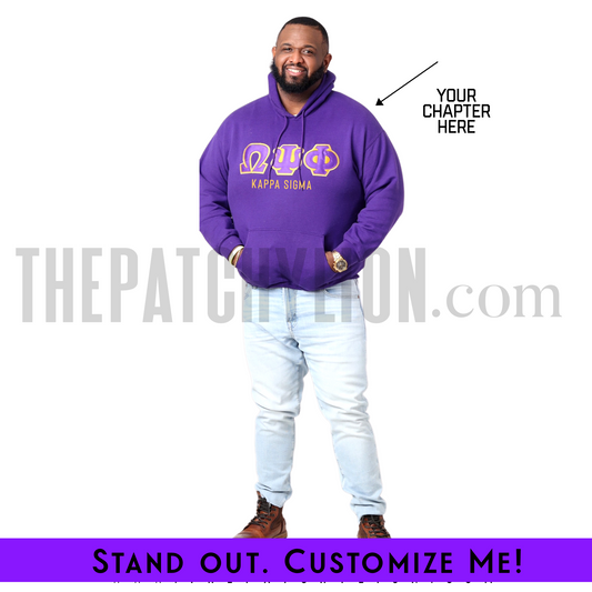 Custom Omega Embroidered Hoodie | Free Shipping