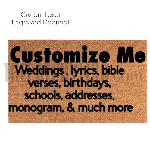 Personalized Doormat XL | Free Shipping