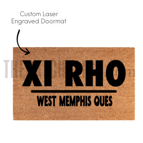 Custom Chapter Doormat XL Free Shiping