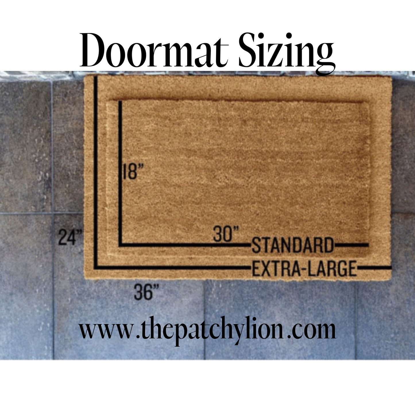 Song Lyrics Doormat XL | Free Shipping
