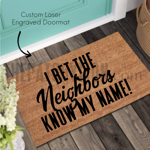 Song Lyrics Doormat XL | Free Shipping