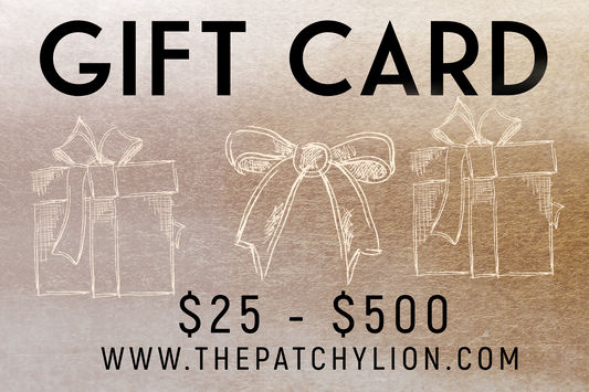 The Patchy Lion Gift Card