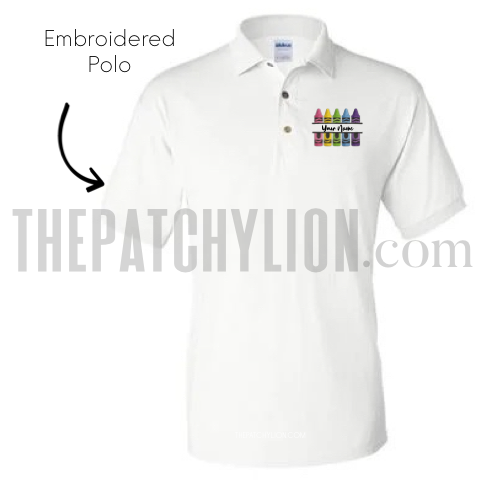 Crayons and Me Polo | Free Shipping