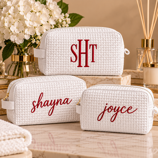 Waffle Pouch White | Free Shipping