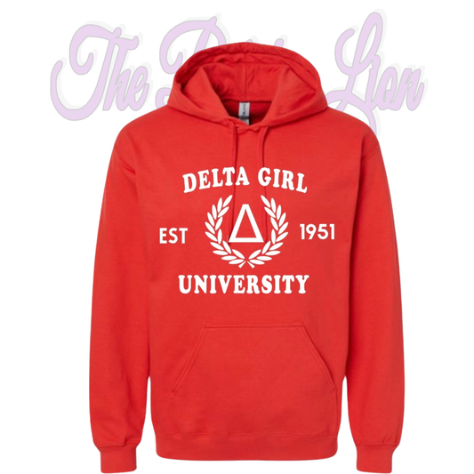 Delta Girl University Red | Free Shipping