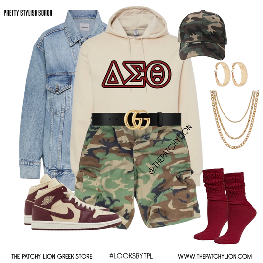 Delta Crimson Hoodie | Free Shipping