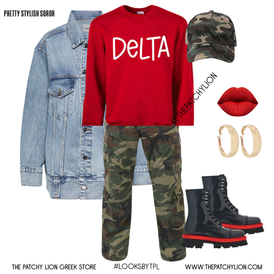 Delta Force Sweatshirt Red | Free Shipping