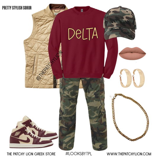 Delta Force Sweatshirt Crimson | Free Shipping