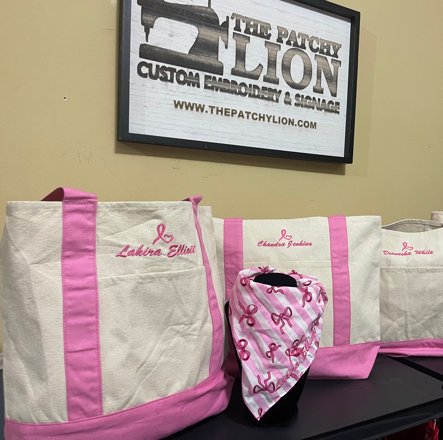 Custom Pink Heart Bag | Free Shipping